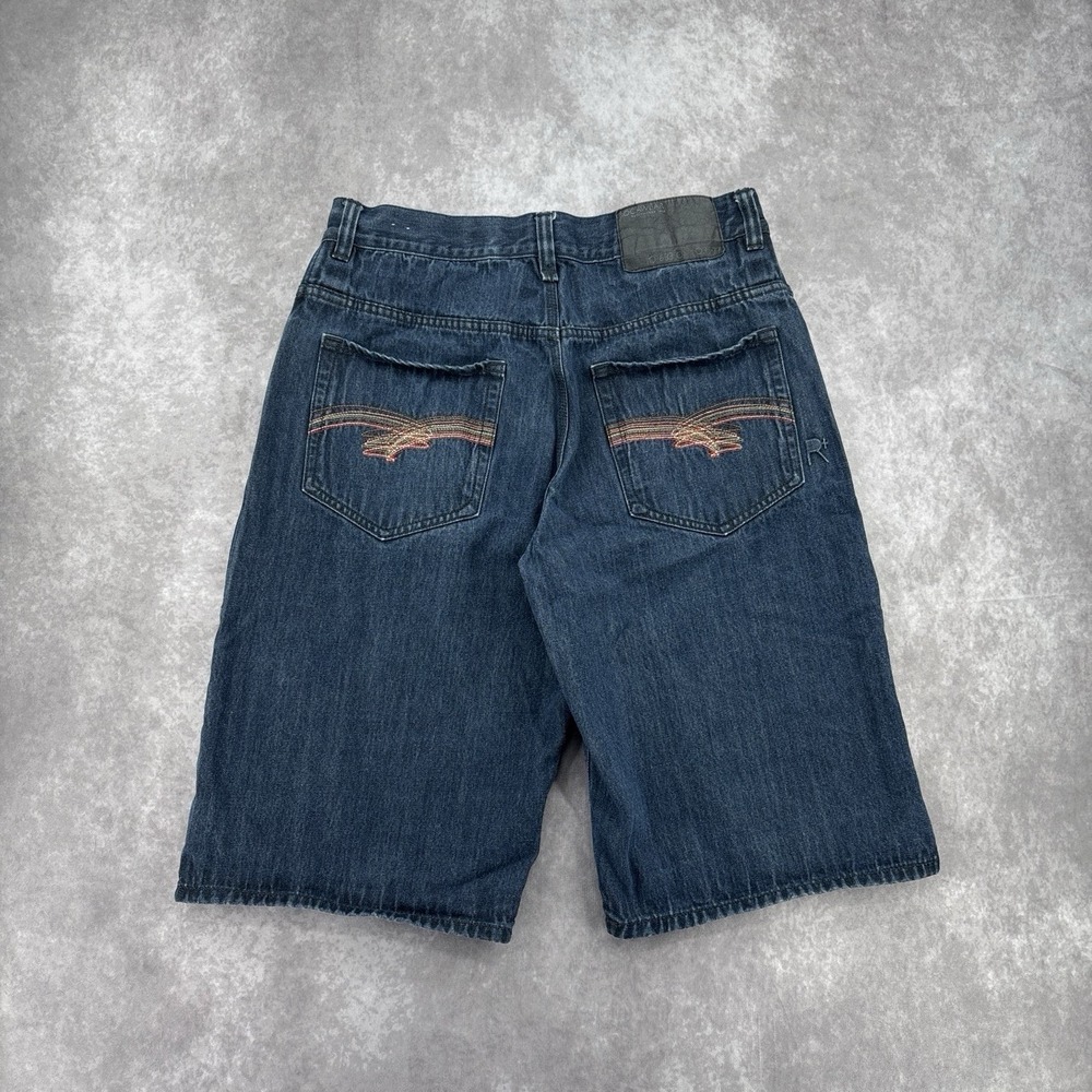 Y2K Rocawear Baggy Denim Jorts Size 36